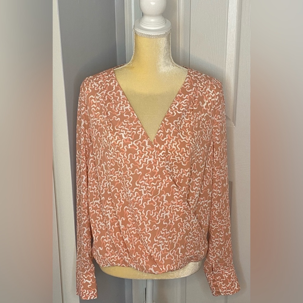 NWOT Halogen Wrap Style Shirt by Halogen